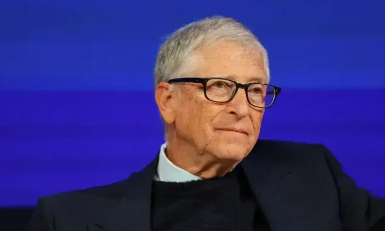 Warren Buffett speaks after announcing he will end donations to the Gates Foundation and redirect his charitable giving.