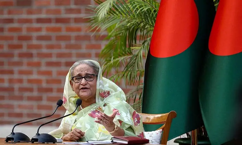 Sheikh Hasina, former prime minister of Bangladesh