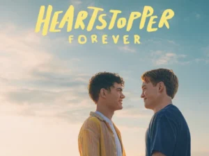 Heartstopper Forever finale featuring Nick Nelson and Charlie Spring on Netflix.