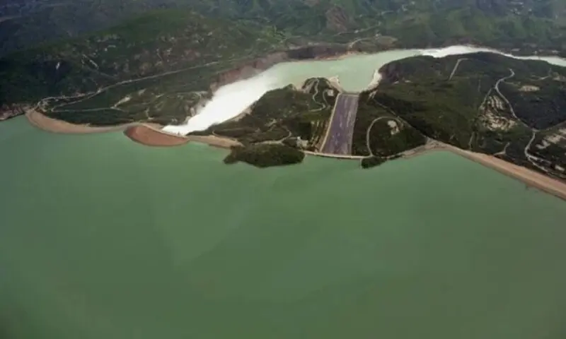 Tarbela Project cofferdam collapse at the Tarbela-5 Extension Hydropower Project.