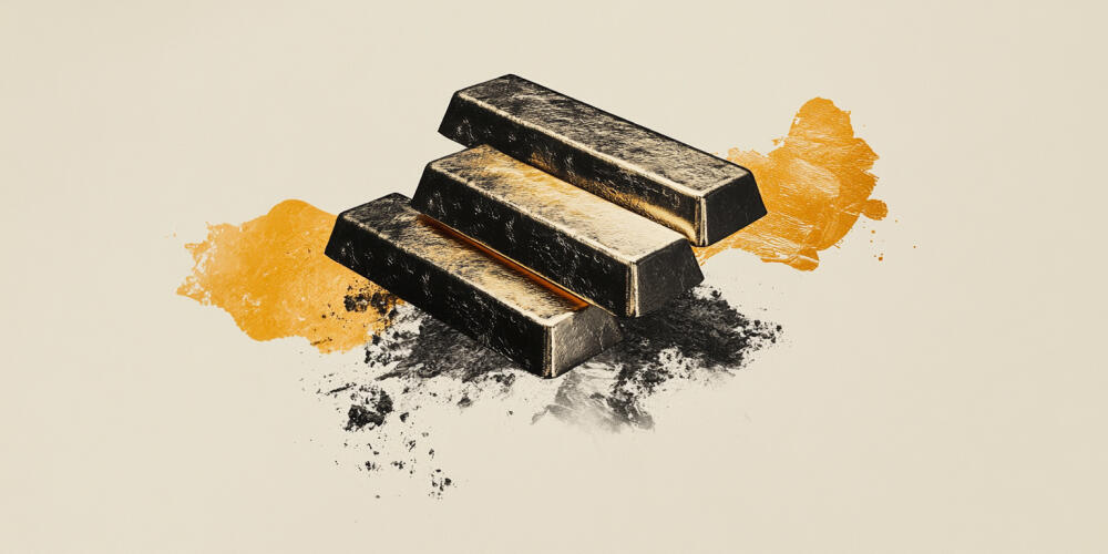 Gold bars and jewelry displayed as gold prices decline in Pakistan.