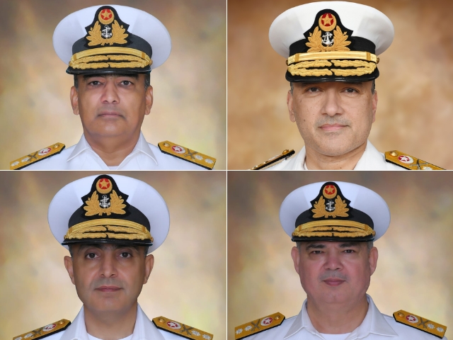Senior Pakistan Navy officers promoted to the rank of Rear Admiral during the latest leadership appointments.