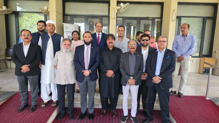 Media Reforms meeting between Information Minister Ataullah Tarar and the CPNE delegation in Islamabad.