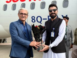 South Air begins scheduled domestic flights connecting Karachi with major Pakistani cities.