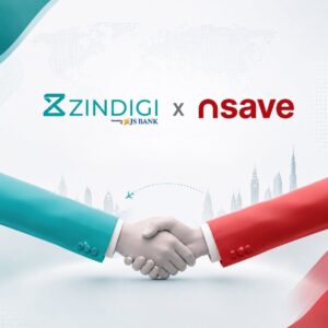 Representatives of Zindigi and nsave announce a partnership to provide faster international payments for Pakistani freelancers.