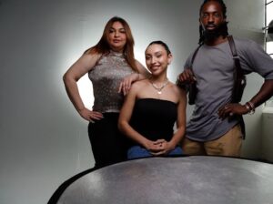 Celebrity makeup artist Mona J presents her signature Manhattan High Glam makeup look after completing training at the New York Makeup Academy.