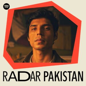 HAVI poses after being selected as Spotify RADAR Pakistan artist for Q3 2026.