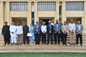 Governor Sindh Syed Muhammad Nehal Hashmi holding talks with a CPNE delegation at Governor House Karachi.