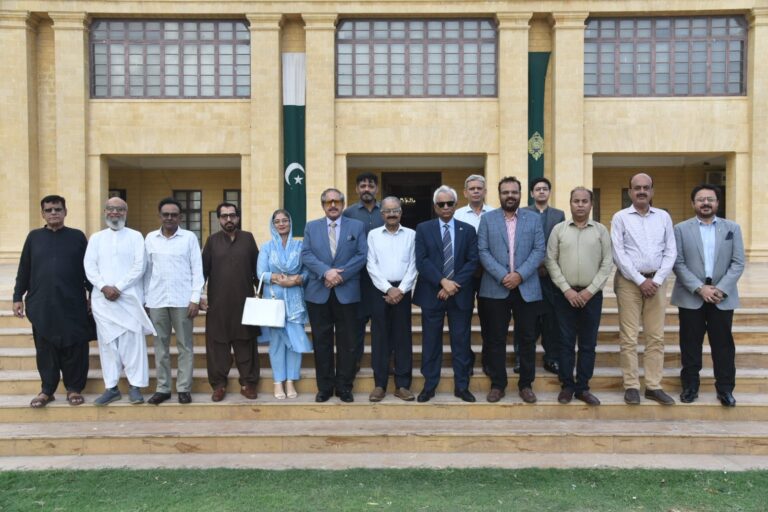 Governor Sindh Syed Muhammad Nehal Hashmi holding talks with a CPNE delegation at Governor House Karachi.