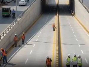 Munawwar Chowrangi underpass officially opens for traffic in Karachi
