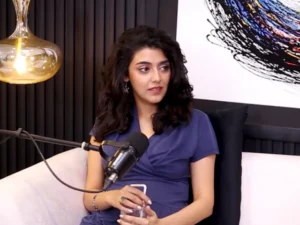 Pakistani actor Noreen Gulwani during an interview discussing financial independence, marriage and her acting career.