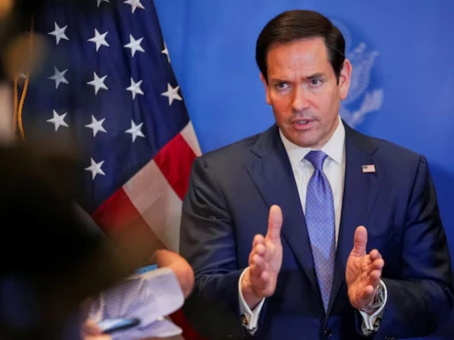 US Secretary of State Marco Rubio speaks as conflict between the United States and Iran continues to escalate across the Middle East.