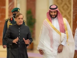 Prime Minister Shehbaz Sharif holds a telephone conversation with Saudi Crown Prince Mohammed bin Salman following Red Sea tanker attacks.