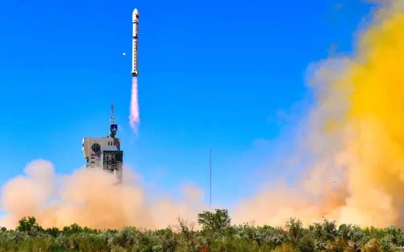 Satellites launched as part of China's orbital artificial intelligence computing project.