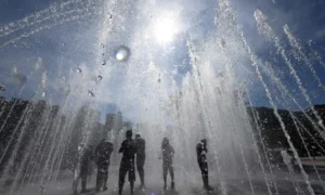 South Korea heatwave as Yangsan records a historic temperature of 42.5°C.
