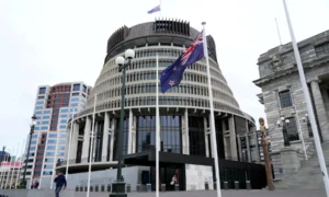 Pakistan and New Zealand officials during bilateral trade and political talks in Wellington