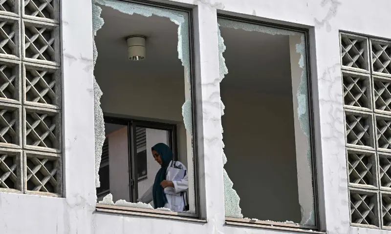 PIMS Hospital Islamabad after deadly fire in the Mother and Child Hospital nursery