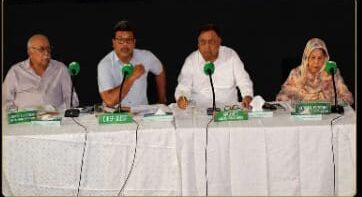 Dr Muhammad Irfan Aziz speaks at Hamdard Shura Karachi meeting