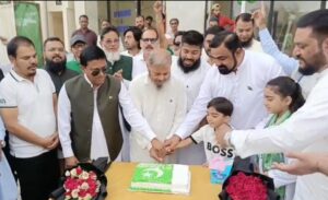 Independence Day fair with families and children at Naya Nazimabad Karachi.