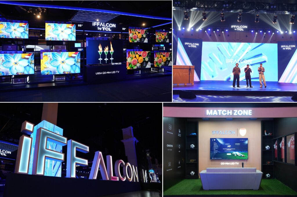 iFFALCON Pakistan launch event showcasing U95A and U85A smart TVs in Lahore