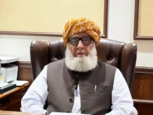 JUI-F chief Maulana Fazlur Rehman urges reconciliation as protests continue in Azad Jammu and Kashmir.