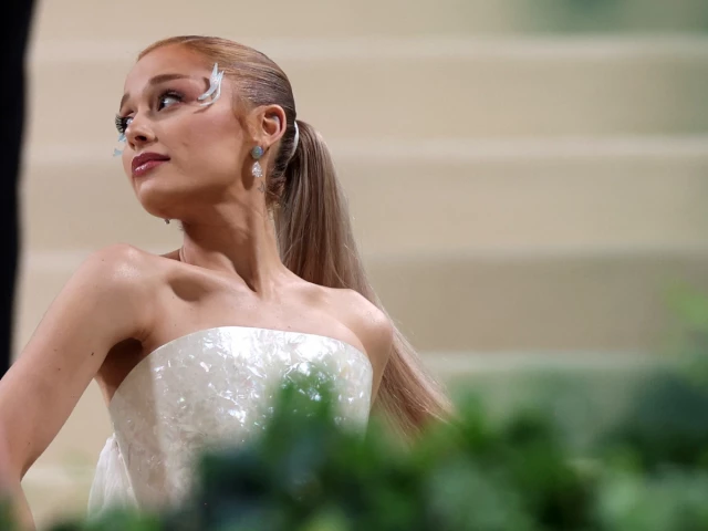 Ariana Grande performing live during the Eternal Sunshine tour ahead of her planned hiatus.
