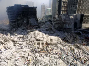 9/11 Memorial ceremony at Ground Zero in New York honouring victims of September 11 attacks and related illnesses.