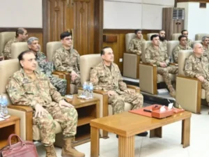 Asim Munir visits Corps Headquarters Peshawar to review security operations