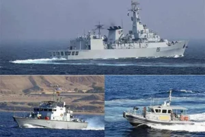 Pakistan Navy ships during maritime defence operations