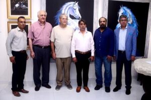 Irfan Ahmed Safar-e-Khayal solo art exhibition in Karachi