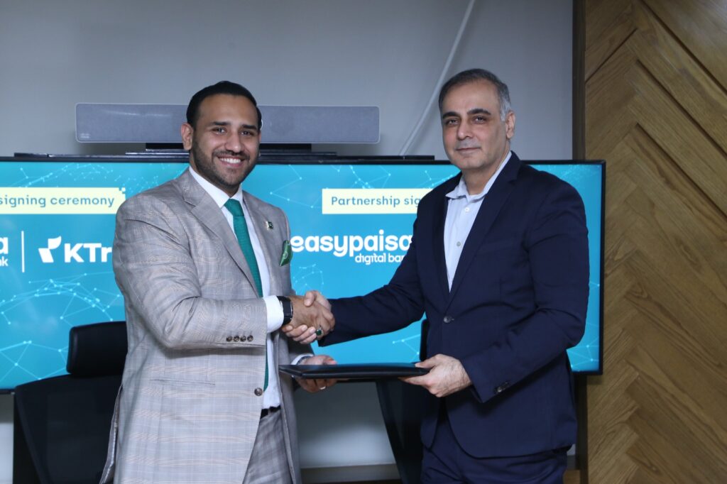 easypaisa and KTrade digital PSX account opening partnership