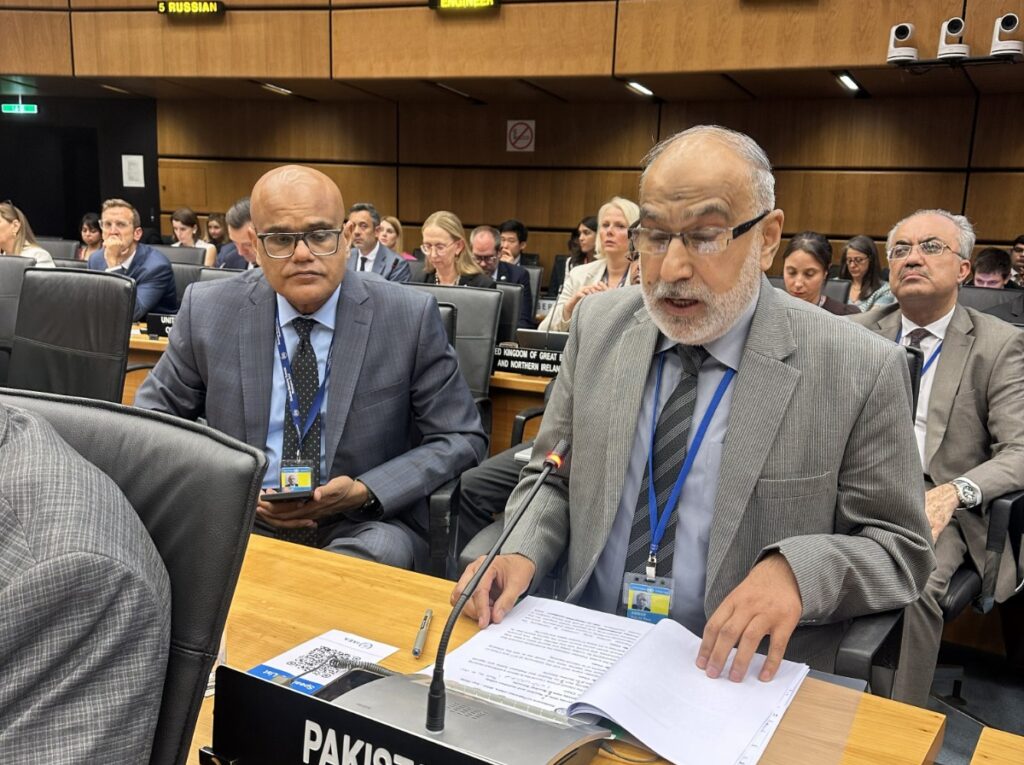 PAEC Chairman Raja Ali Raza Anwar at IAEA Board of Governors meeting