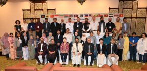 IAEA-PAEC climate-resilient crop breeding training course participants at NIAB Faisalabad