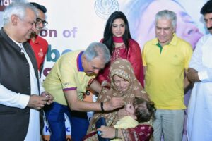 September polio vaccination campaign inaugurated at Rotary Community Centre Karachi