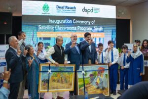 Sindh CM Murad Ali Shah inaugurates Deaf Reach digital classrooms and satellite schools
