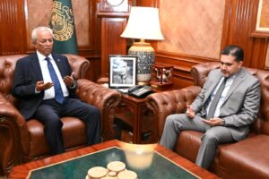 Sindh Governor Nehal Hashmi meets Iraqi Acting Consul General in Karachi