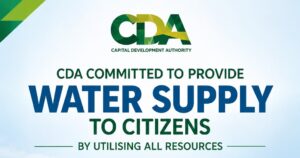 CDA cleans water reservoirs at G-10 Water Works in Islamabad