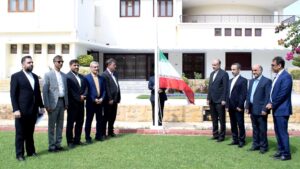 Iranian Consulate Karachi flag-hoisting ceremony for National Flag Day
