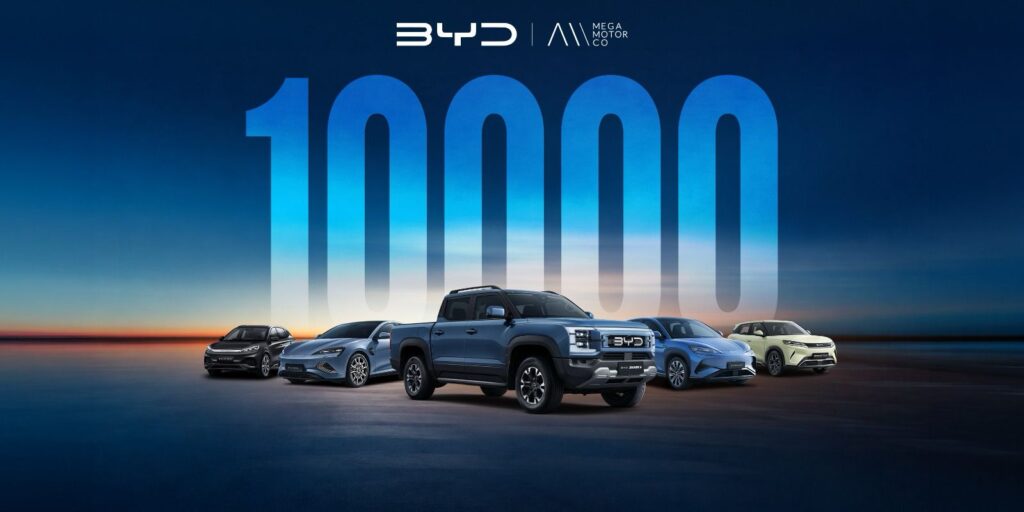 BYD vehicles reach 10000 milestone on Pakistani roads
