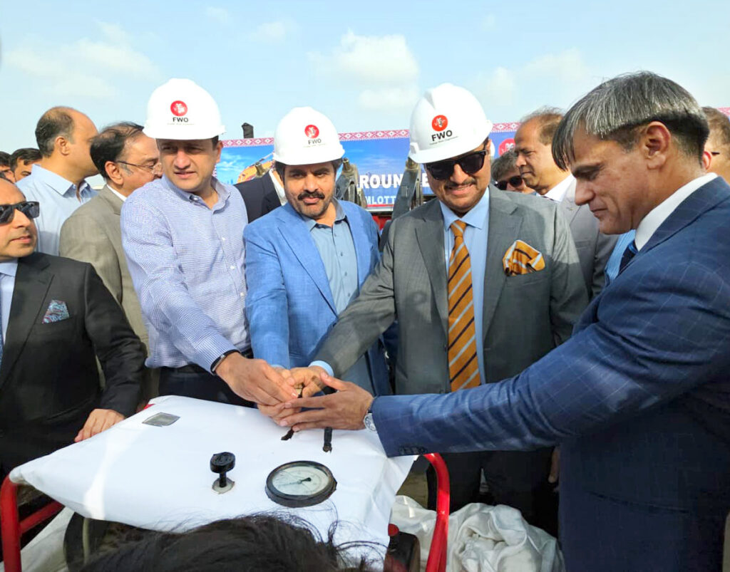 Dumlottee-DHA Water Pipeline Project groundbreaking ceremony in Karachi