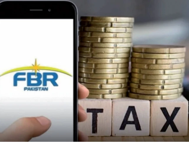 Federal Board of Revenue FBR tax collection target and revenue collection in Pakistan.