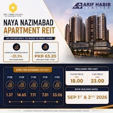 Naya Nazimabad Apartments REIT book building oversubscribed eight times