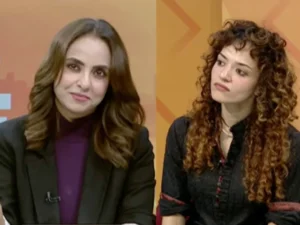 Parishae Adnan speaks during Nadia Khan interview after New York Fashion Week appearance