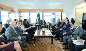 Shehbaz Sharif meets US business leaders during UNGA 2026 in New York