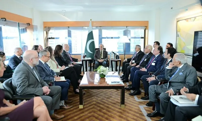 Shehbaz Sharif meets US business leaders during UNGA 2026 in New York