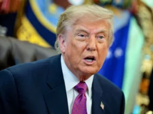 Donald Trump speaks about the Saudi oil pipeline attack and rising tensions involving Iran and the Houthis.