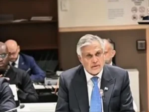 Ishaq Dar addresses OIC Committee of Six on Palestine during UNGA 2026