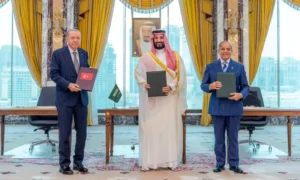 Saudi Crown Prince Mohammed bin Salman addresses the Shura Council