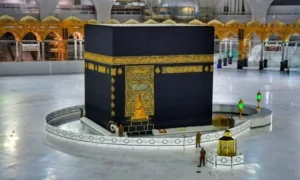 Grand Mosque in Makkah where Saudi authorities denied suicide bomber reports.