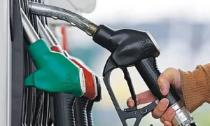 Petrol station in Pakistan as the government announces revised fuel prices for October.